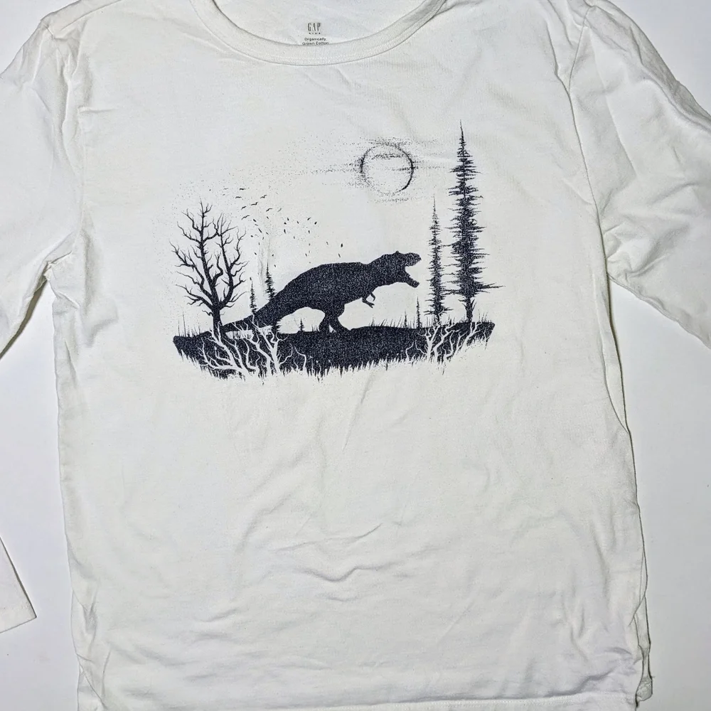 GAP Dinosaur Silhouette Tee (Husky)